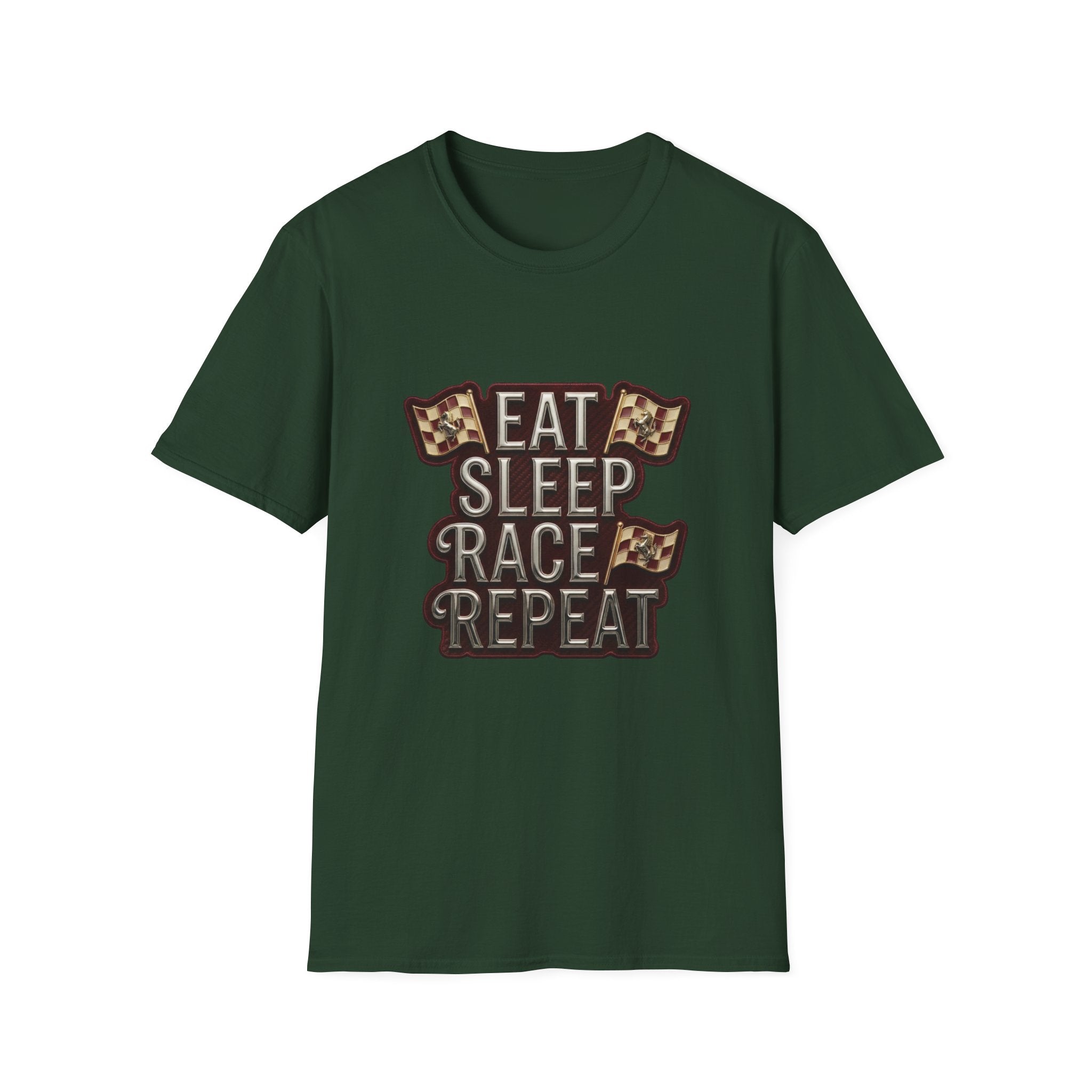 Eat Sleep Race Repeat T-shirt