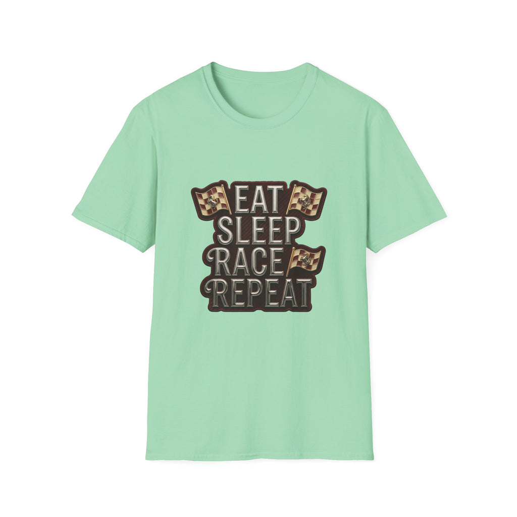 Eat Sleep Race Repeat T-shirt