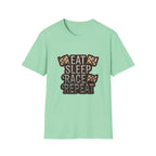 Eat Sleep Race Repeat T-shirt