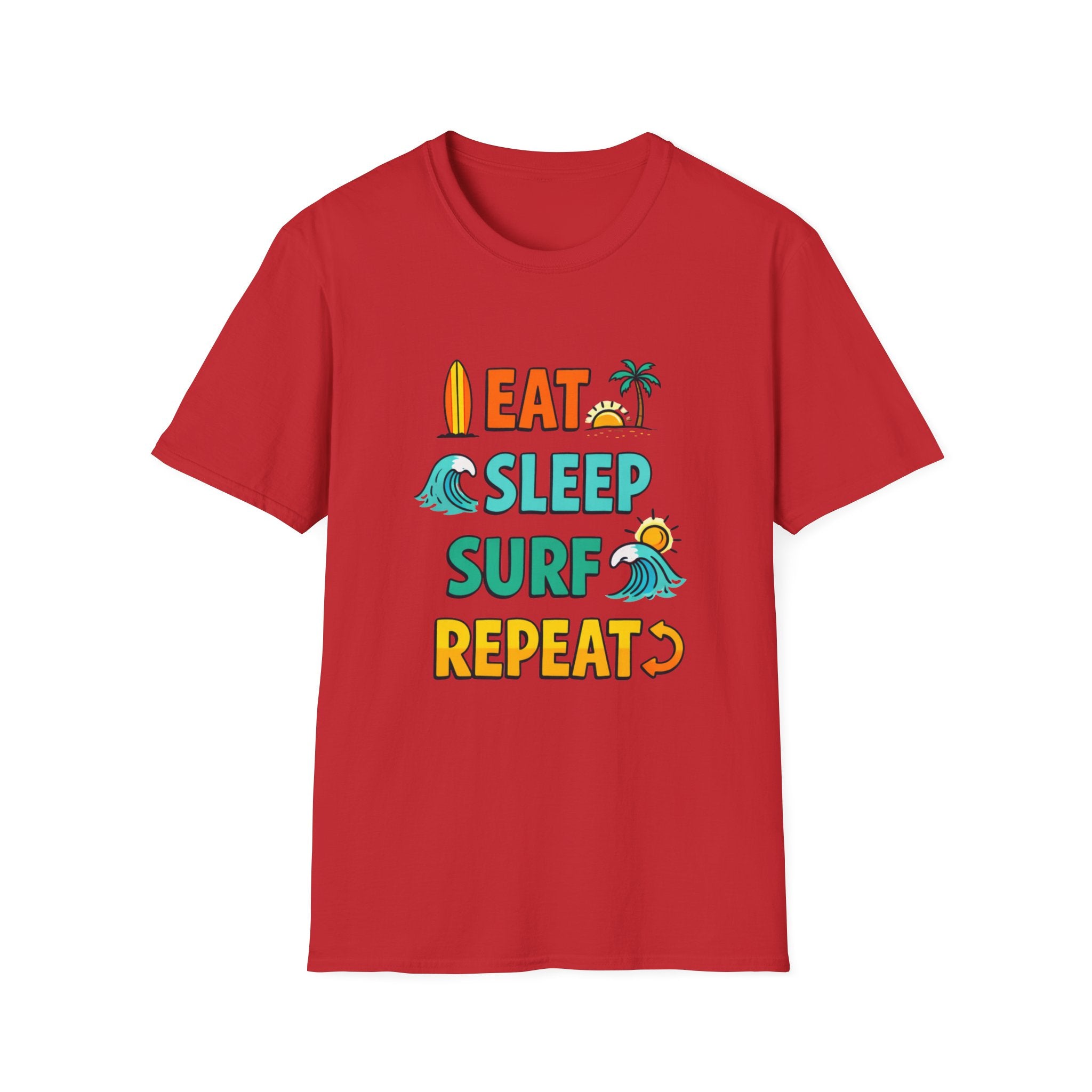 Eat Sleep Surf Repeat T-shirt