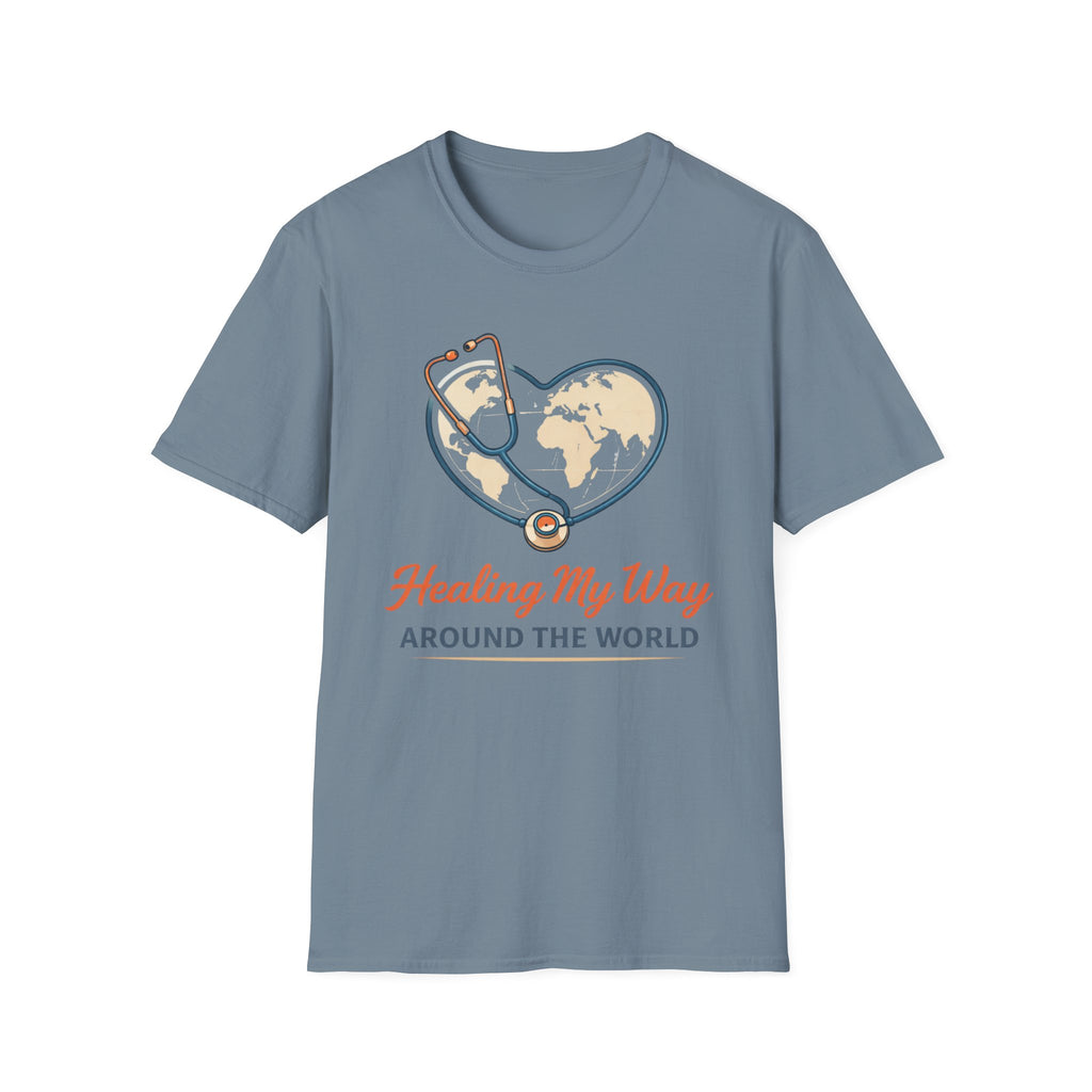 Healing My Way Around The World T-shirt