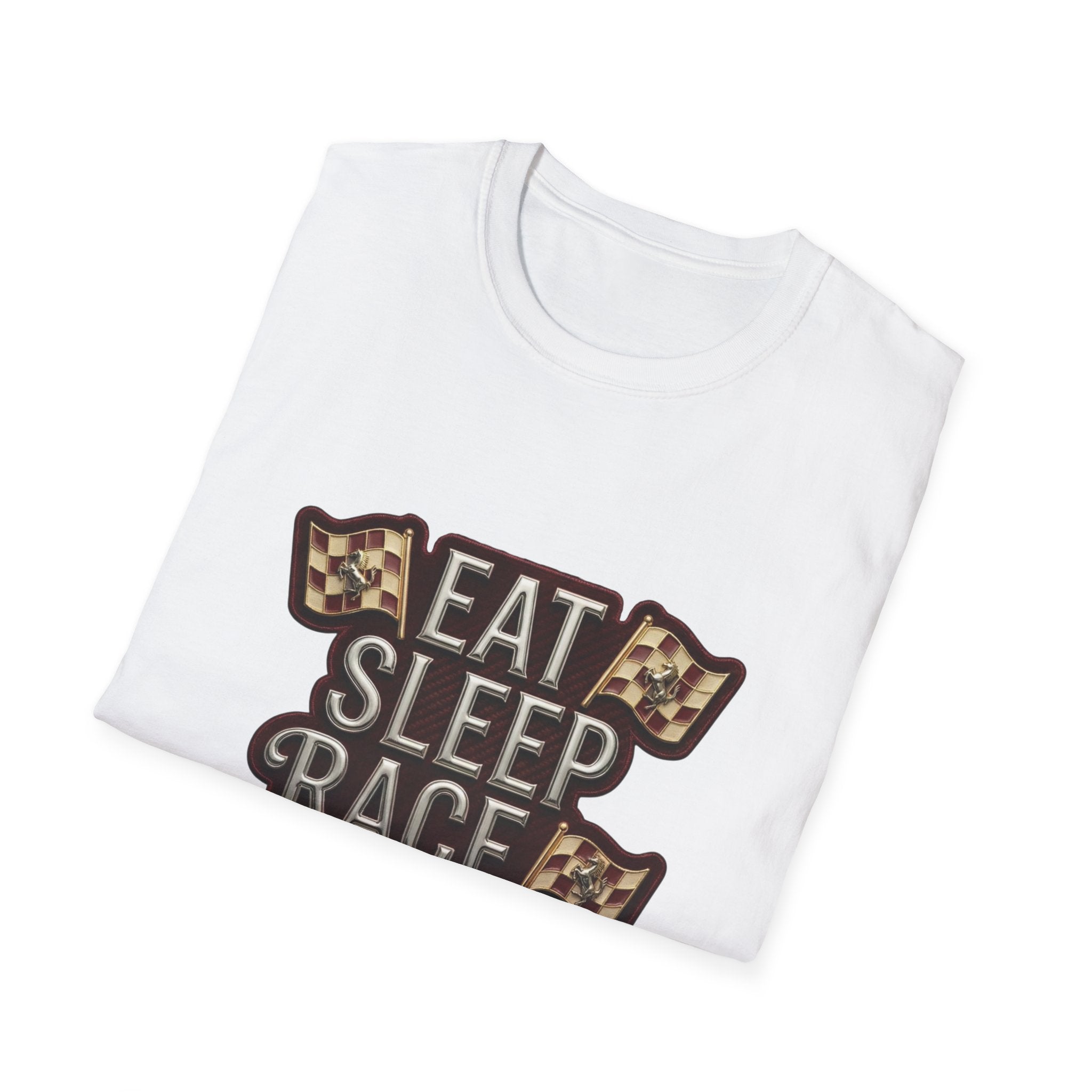 Eat Sleep Race Repeat T-shirt