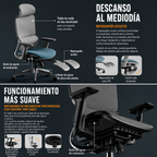 💺 Vaseat Executive Director™ | Silla Ergonómica Ejecutiva con Reposapiés y Soporte Lumbar Inteligente