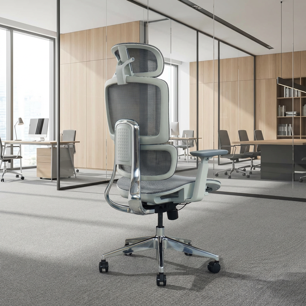 💺 Vaseat Executive Director™ | Silla Ergonómica Ejecutiva con Reposapiés y Soporte Lumbar Inteligente
